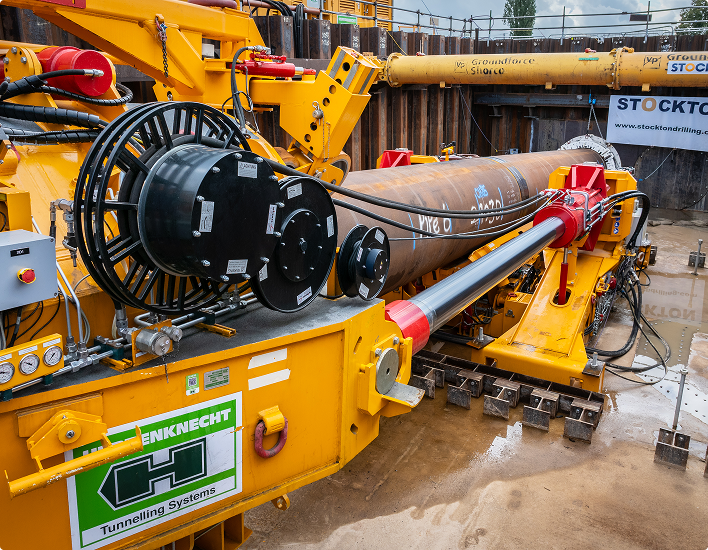 Direct Pipe© Installation and AVN1000 Micro Tunnelling Machine Utilised 